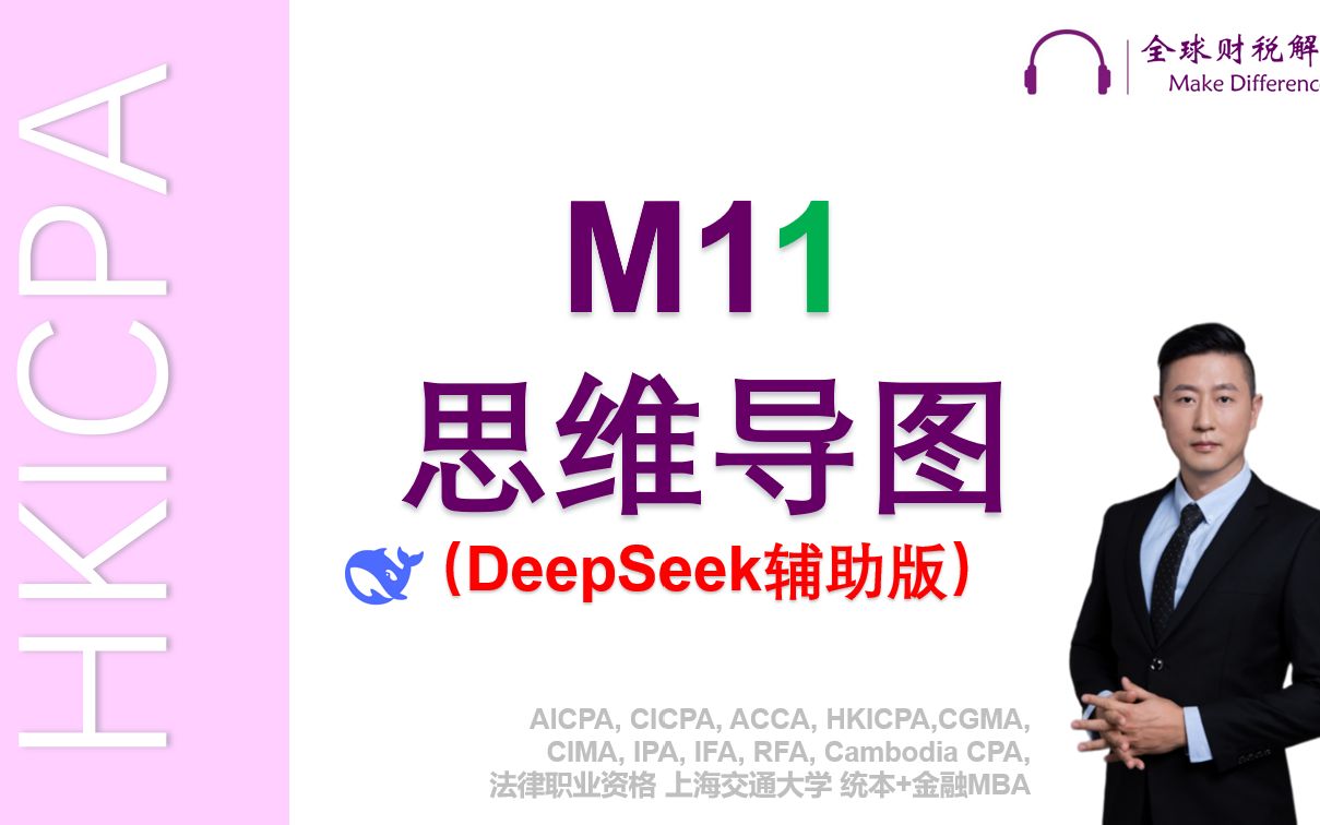 HKICPA M11 财务报告 思维导图 课程封面