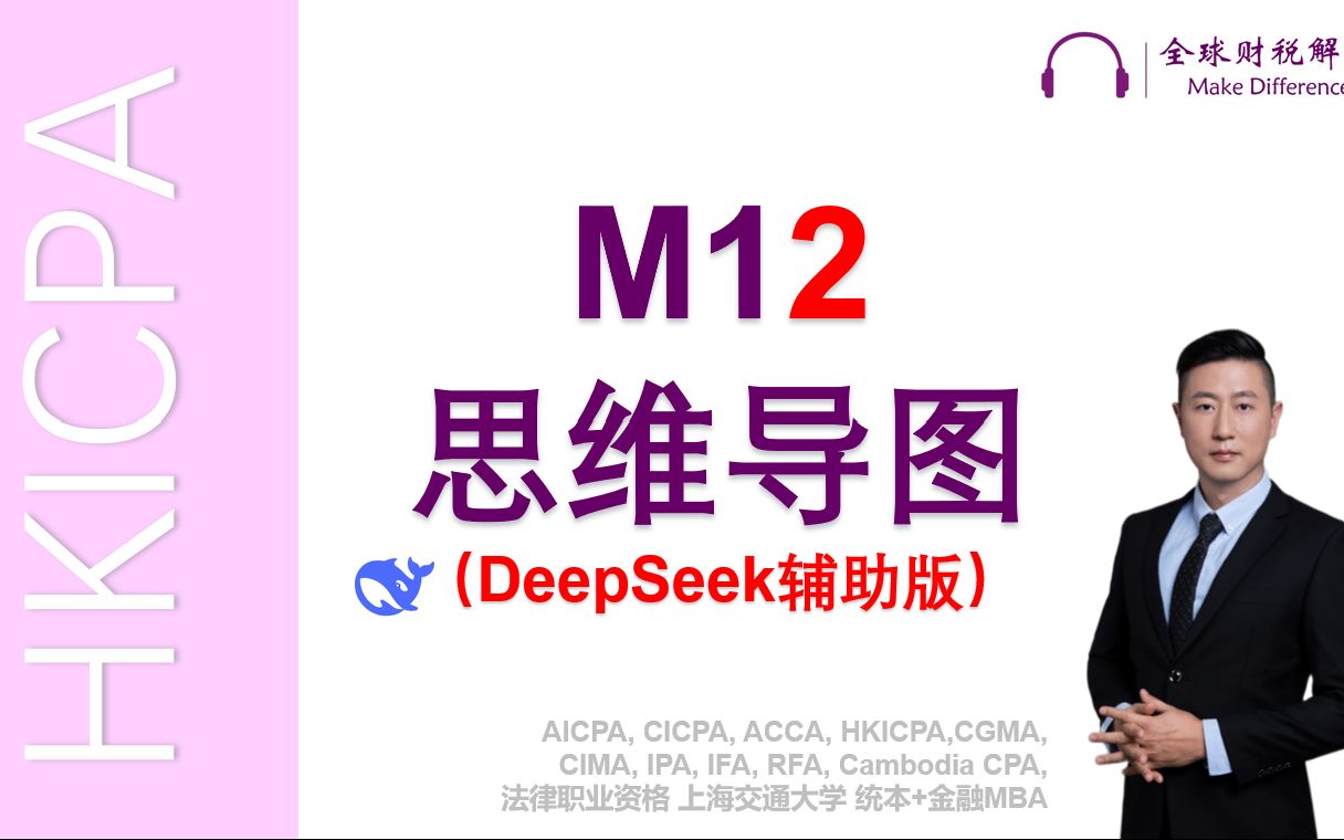 HKICPA M12 企业财务 思维导图 课程封面